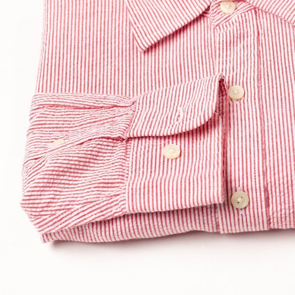 💥 BANANA REPUBLIC 100% Cotton Long Sleeve Shirt L - Picture 4 of 5